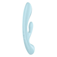 Satisfyer Triple Oh Rabbit Vibrator -Light Blue