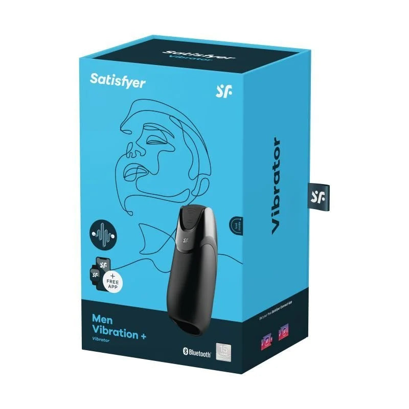 Satisfyer Men Vibration+ Vibrator - Black