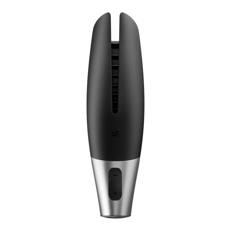 Satisfyer Men Power Masturbator Black Silver Vibrator