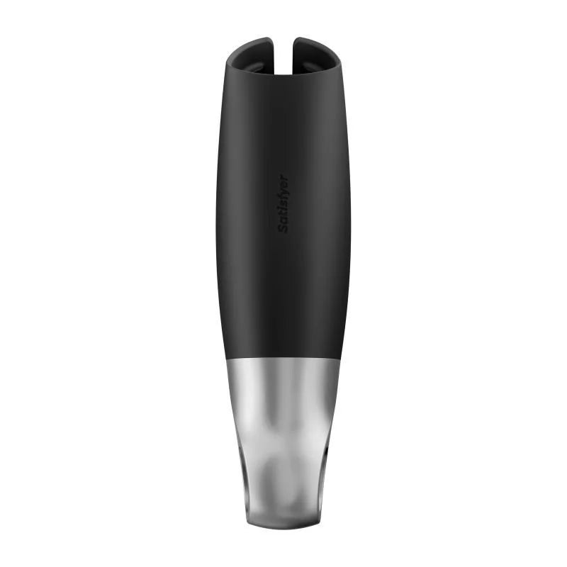 Satisfyer Men Power Masturbator Black Silver Vibrator