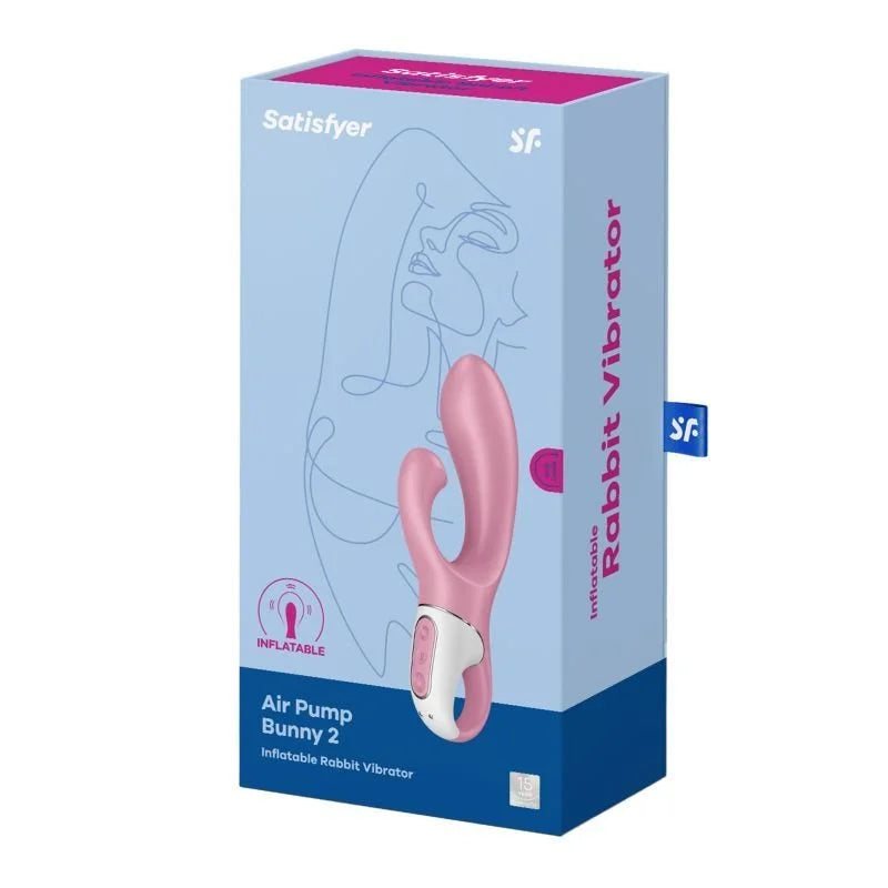 Satisfyer Air Pump Bunny 2 Vibrator - Pink