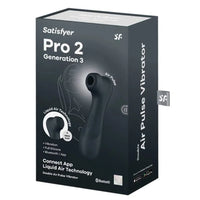 Satisfyer Pro 2 Gen 3 App Control Clitoral Stimulator – Black/Grey
