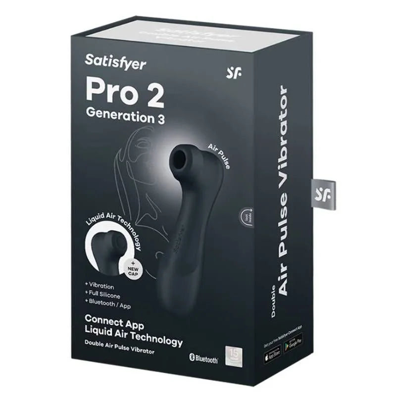 Satisfyer Pro 2 Gen 3 App Control Clitoral Stimulator – Black/Grey