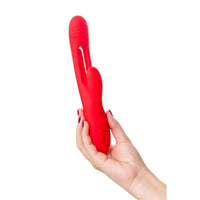 JOS Patti Moving Tongue Rabbit Vibrator Red - Red