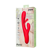 JOS Patti Moving Tongue Rabbit Vibrator Red - Red