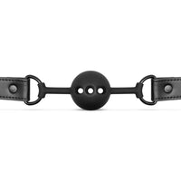 Bedroom Fantasies Breathable Silicone Ball Gag - BlackBF009BLK