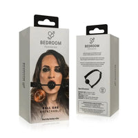 Bedroom Fantasies Breathable Silicone Ball Gag - BlackBF009BLK