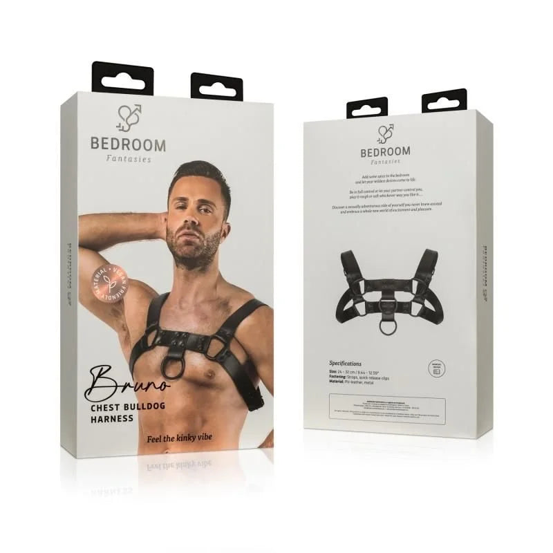 Bedroom Fantasies Bruno Bondage Harness - Black