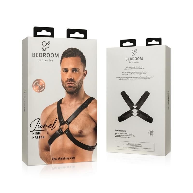 Bedroom Fantasies Lionel Bondage Harness - Black