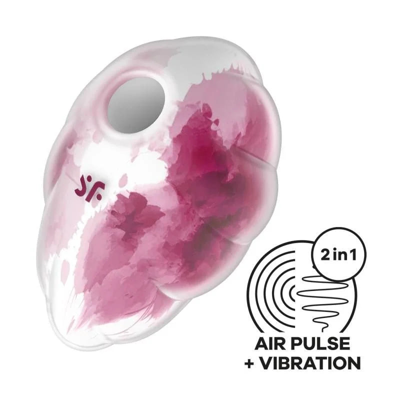 Satisfyer Cloud Dancer Touch-Free Clitorial Stimulator - Red