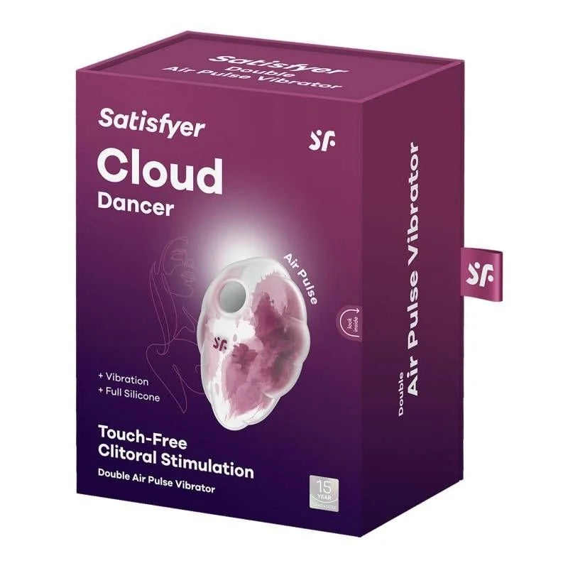 Satisfyer Cloud Dancer Touch-Free Clitorial Stimulator - Red