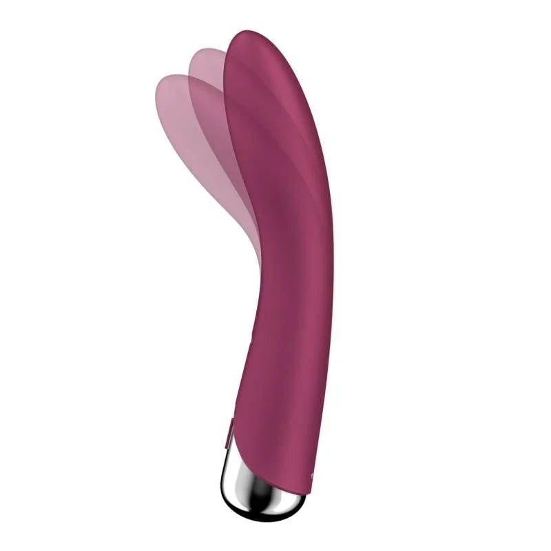 Satisfyer Spinning Vibe 1 Rotating Vibrator 6.9" - Red