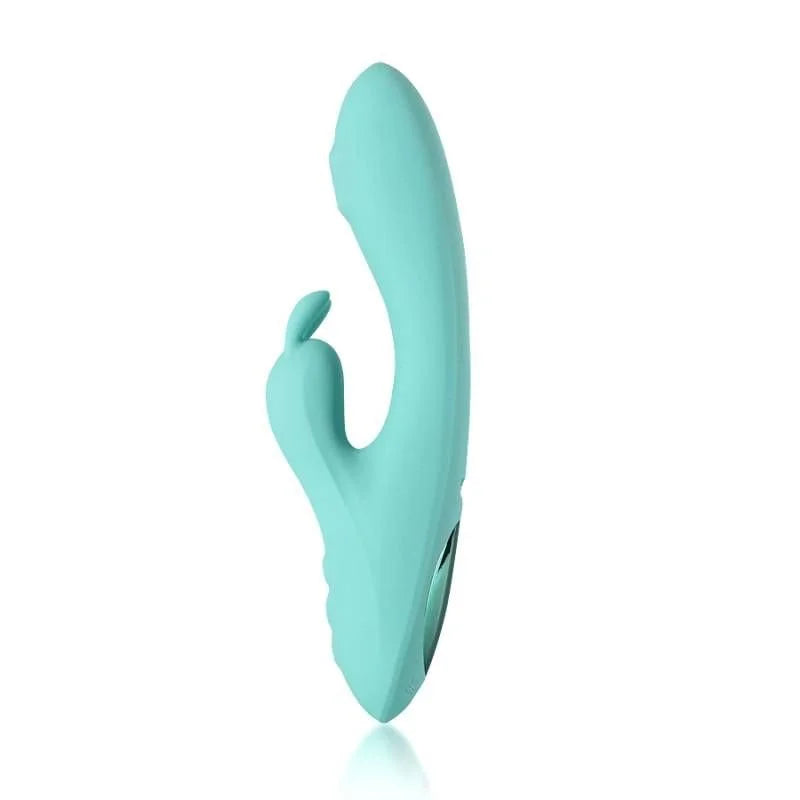 Arosum G-Rabbit Rotating G-Spot and Clitoral Vibrator - Teal