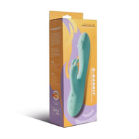 Arosum G-Rabbit Rotating G-Spot and Clitoral Vibrator - Teal