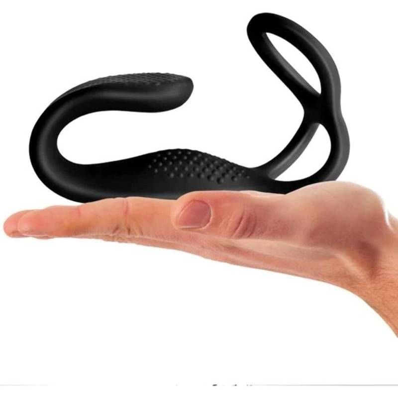 Rocks Off The Vibe - Cock, Ball & Anal Stimulator Vibrator - Black