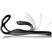 Rocks Off The Vibe - Cock, Ball & Anal Stimulator Vibrator - Black