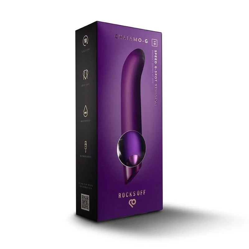 Rocks Off Chaiamo G Purple Vibrator - Purple