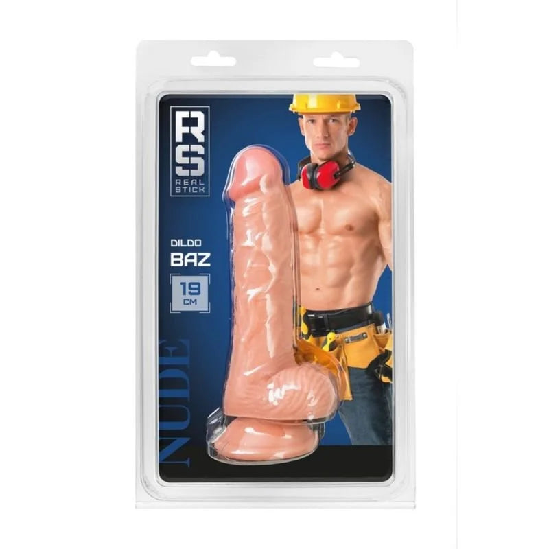 RealStick Nude Dildo Baz - 7.5"