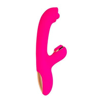 JOS Rolli Stimulating Ball Vibrator with Vaccuum Clitoral Stimulator - Pink