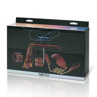 Daytona Deluxe Bondage Play Kit Burgundy Gold - 8 Piece Set