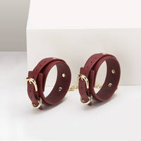 Daytona Deluxe Bondage Play Kit Burgundy Gold - 8 Piece Set