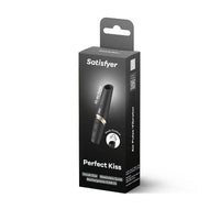Satisfyer Perfect Kiss Air Pulse Clitoral Stimulator 4.7" - Black
