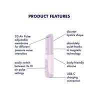 Satisfyer Secret Kiss Vibrator - Mauve
