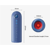 OTouch Submarine Submersible Thrusting Contracting Vibrating Masturbator - Grey