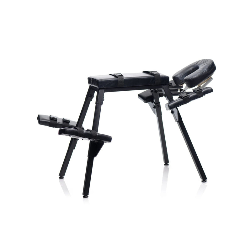 Master Series Obedience Extreme Sex Bench with Restraint Straps