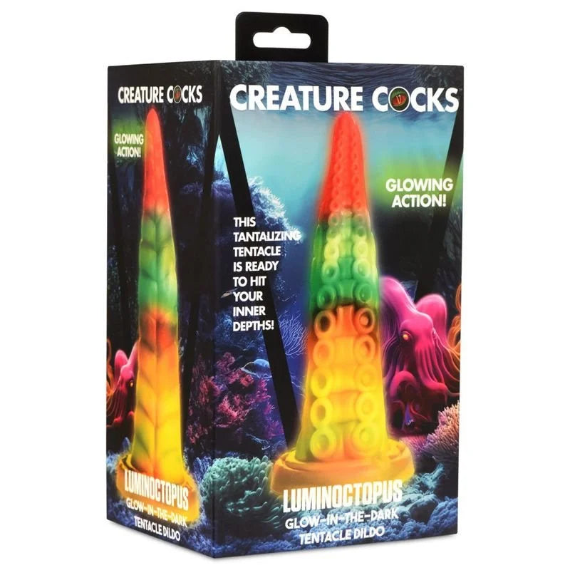 Creature Cocks Luminoctopus GITD Tentacle Dildo