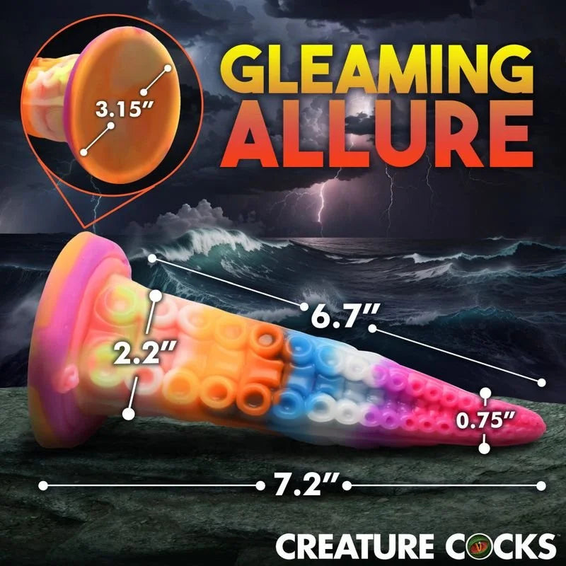 Creature Cocks Luminoctopus GITD Tentacle Dildo