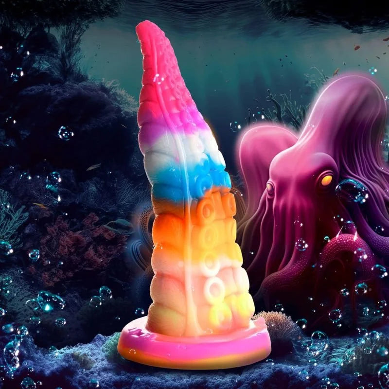 Creature Cocks Luminoctopus GITD Tentacle Dildo