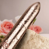 Rocks Off Golden Rose Rechargeable Vibrating Bullet Vibrator - Golden