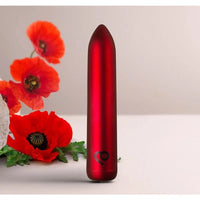 Poppy Red Rechargeable Bullet Vibrator