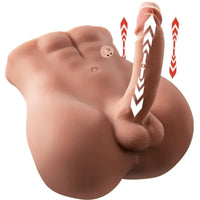 Lovetoy Bartlett 5kg USB Auto Thrusting 15cm Male Cock & Ass Masturbator