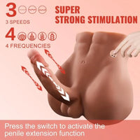Lovetoy Bartlett 5kg USB Auto Thrusting 15cm Male Cock & Ass Masturbator