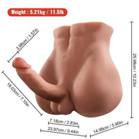 Lovetoy Bartlett 5kg USB Auto Thrusting 15cm Male Cock & Ass Masturbator