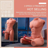 Daytona Jason 8kg USB Auto Thrusting 17cm Cock and Ass Male Torso