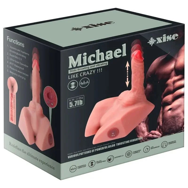 Daytona Michael 2.5kg USB Auto Thrusting 20cm Male Cock and Ass