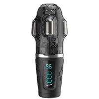 Hypershaker Automatic App-Controlled LCD Masturbator - Black