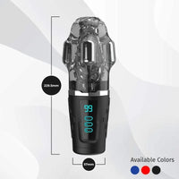 Hypershaker Automatic App-Controlled LCD Masturbator - Black