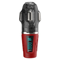 Hypershaker Automatic App-Controlled LCD Masturbator - Red